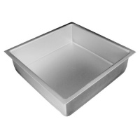 Fat Daddio's Anodized Aluminum Square Cake Pan, 7 Inch x 7 Inch x 2 Inch