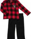 Carter's Boys 3-24 Months ''Junior Ranger'' Plaid Microfleece Pant Set