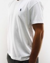 Polo Ralph Lauren Men's V-Neck Short Sleeve T-Shirt White PRL