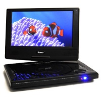 Orei DVD-P901 9-Inch Swivel Screen Multi Region Free Portable DVD Player - 4.5 Hour Long Battery Life - USB/SD Card Input