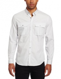 Calvin Klein Sportswear Men's Long Sleeve PD Poplin C