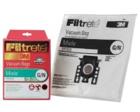 Filtrete Miele G/N Synthetic Bags and Filters, 5 Bags and 2 Filters