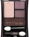 Maybelline New York Expert Wear Eyeshadow Quads, 12q Plum Smokes Stylish Smokes, 0.17 Ounce