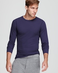 A closet essential that's great for layering, this long-sleeve thermal crewneck shirt provides soft, lightweight warmth.