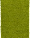 Area Rug 2x8 Runner Shag Lime Green Color - Surya Aros Rug from RugPal