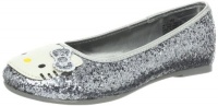 Hello Kitty Leila Ballet Flat (Little Kid),Silver,1 M US Little Kid