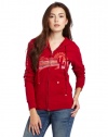 True Religion Women's Electric Cactus Raw Edge Classic Hoodie