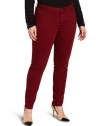 Lucky Brand Women's Plus-Size Ginger Skinny Jean Rise, Eastern Red, 18W