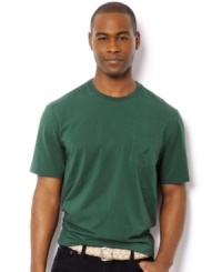 This crew neck t-shirt from Nautica is a simple summer choice for your weekend barbecue style.