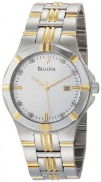 Bulova Men's 98D115 Diamond Silver Dial Watch