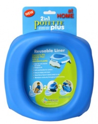 Kalencom Potette Plus At Home Reusable Liners, Blue