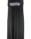 Cross-Back Sleeveless Empire Waist Maxi Dress