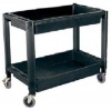 Advanced Tool Design Model  ATD-7016  Plastic Utility Cart With Two Shelves