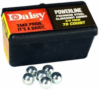 Daisy Outdoor Products Steel Slingshot Ammo - Trapped Blister (Black, 3/8 Inch)