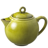 Upscale casual china with a flair of color. An exciting way to update your table. Shown in avocado.