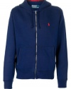 Polo Ralph Lauren Full Zip Fleece Hoodie, Luxury Blue, Medium