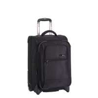 Delsey Luggage Helium Superlite Lightweight 2 Wheel Carry On Rolling Upright, Black, 21 Inch