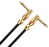 Monster Rock Instrument Cable 8 in. - angled 1/4 plugs M ROCK-.75DA