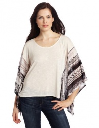 Ella moss Women's Mojave Poncho Top, Black, Medium