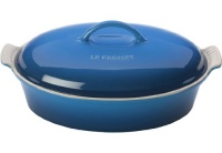 Le Creuset Stoneware 4-Quart Covered Oval Casserole, Marseille