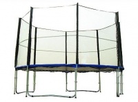 Aosom 12' Round Complete Trampoline Set - Trampoline, Safety Enclosure System and 3-Step Ladder