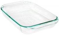 Pyrex Grip-Rite 3-Quart Oblong Baking Dish Clear