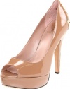 Vince Camuto Women's Mayna Peep-Toe Pump,Beach,10 M US