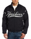 MLB New York Yankees Thermabase Full Zip Premier Home Jacketidnight Navy/White