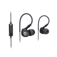 MEElectronics M6P-BK Sports Sound-Isolating In Ear Headphones with Microphone/Remote for iPod, iPhone and Smartphones (Black)