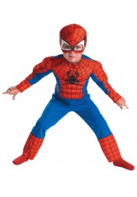 Toddler Spider-Man Muscle Costume Boy's Size: Large (4-6)