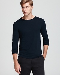 This modern basic from John Varvatos USA LUXE offers everyday reliability and a masculine edge.