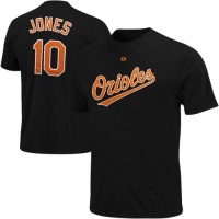 MLB Majestic Adam Jones Baltimore Orioles Youth Player T-Shirt - Black