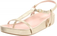 Taryn Rose Women's Amor Sandal,Gold,8.5 M US