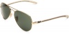 Ray-Ban RB8307 Aviator Tech Sunglasses 58 mm, Non-Polarized, Gold/Green