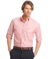 No extras, no distractions. This essential shirt from Izod is the epitome of stylish simplicity.