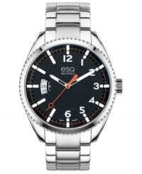 Strike a sophisticated spark with this precise Catalyst watch from esQ Movado.