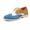 Sperry Top-Sider Men's Gold Ox Wingtip w/ASV Lace-Up,Sky Blue/ Ivory/Tan,11.5 M US