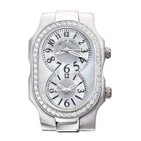 Philip Stein Small Case Diamonds Quartz Stainless Steel 1D-NFMOP