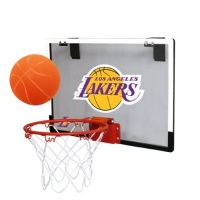 NBA Los Angeles Lakers Game On Indoor Basketball Hoop & Ball Set