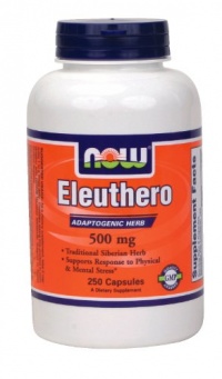 Now Foods, Eleuthero 500 mg 250 Capsules