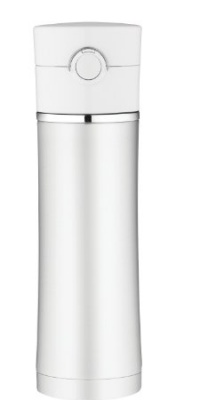 Thermos 16-Ounce Leak-Proof Drink Bottle, White