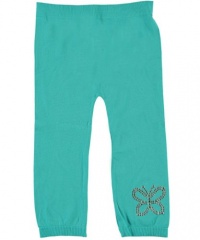 One Step Up Basic Butterfly Leggings (Sizes 4 - 6X) - aqua, 4 - 6x