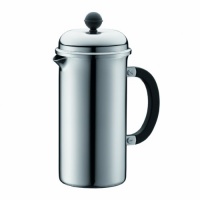 Bodum Chambord Hotel 8 Cup Stainless Steel French Press Coffeemaker, 1.0 l, 34-Ounce.