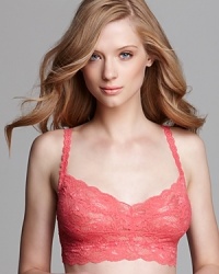 So soft and romantic, this lovely lace bra from Cosabella adds ingenue intrigue to your lingerie collection.