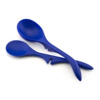 Rachael Ray Tools 2-Piece Lazy Spoon & Lazy Ladle Set, Blue