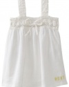 Roxy Kids Baby-Girls Infant Sand Castle Dress, Sea Salt, 24 Months