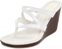 Cole Haan Women's Air Jaynie Thong Sandal,White Patent,7 B US