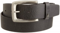 John Varvatos Star USA Men's Smooth Strap Belt, Black, 38