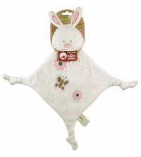 Dandelion Pink Organic Toy Bunny Blanket