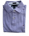 Tommy Hilfiger Shirt, Slim Fit Ivy Fashion Polo Shirt, Champagne Grape, Size Large